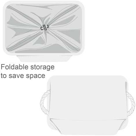 TheWarmHome Organization and Storage Basket for Shelves - Extra Jumbo 3 Pack 20.5x15.8x13.8 inch Cube Storage Bins for Toy Closet Box Home Organizer Gift (White)