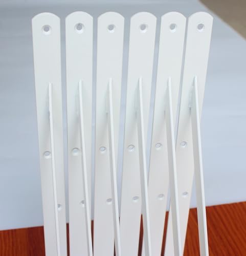 16 Pack L14 x H 10" White Heavy Duty Shelf Brackets with Screws Metal Shelf Brackets Shelf Support Angle Brackets for Shelves L Brackets Heavy Duty Floating Shelf