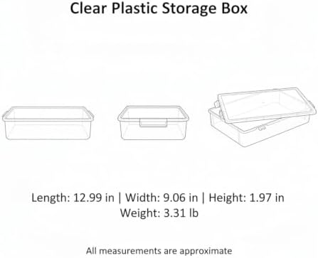 Clear Storage Bin