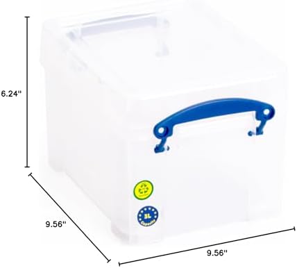 Really Useful Plastic Storage Box 3 Litre Clear