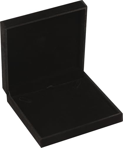 LAODA Black Velvet Big Necklace Gift Box Choker Pearl Chain Storage