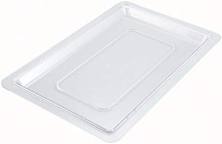 Winco 12" x 18" Clear Half-size Plastic Cover for PFSH-series