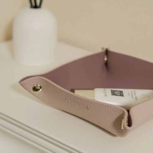 OLETHA Foldable Valet Tray, Travel Essentials for Women, Pink