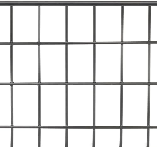 Whitmor 4 Pack Black Wire Storage Baskets for Office, Pantry, Kitchen Bins & Freezer Organizing