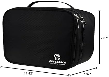Travel Organizer Underwear Bag - Large Double Layer Packing Storage Bag – Fits Large Bra, Socks, Underpants, Cosmetic, Toiletry kit