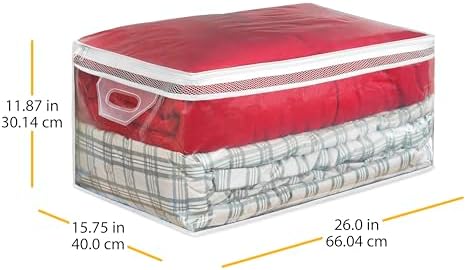 Whitmor Flexible Zip Storage Tote Jumbo