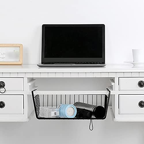 4Pcs Under Shelf Basket Metal Wire Under Cabinet Basket for Kitchen Pantry
