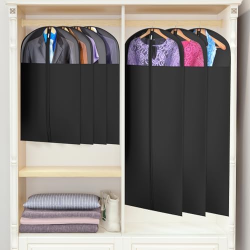 Univivi Garment Bag Suit Bag for Storage and Travel, 65 Inch, Set of 3