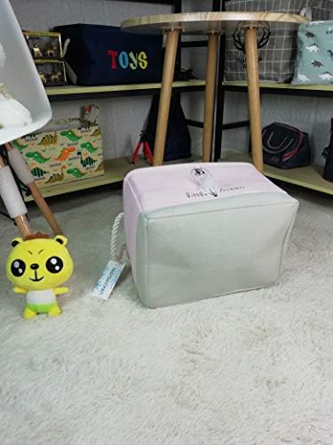 Rectangular Thick Pink Storage Bin Household for Closet Kitchen Office Girl