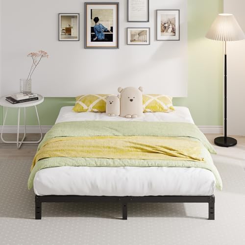 EMODA 10 Inch California King Bed Frames Heavy Duty Metal Cal King Platform