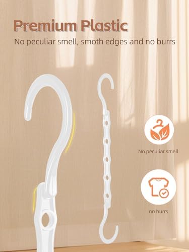 HOUSE DAY Space Saving Hangers 8 Pack, Closet Organizers and Storage
