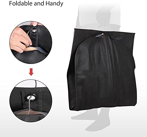 Univivi Garment Bag Suit Bag for Storage and Travel, 40 Inch, Set of 16