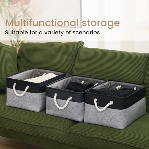 15.7x11.8x8.26 Inch Fabric Large Storage Bins with Handles 1 Pack