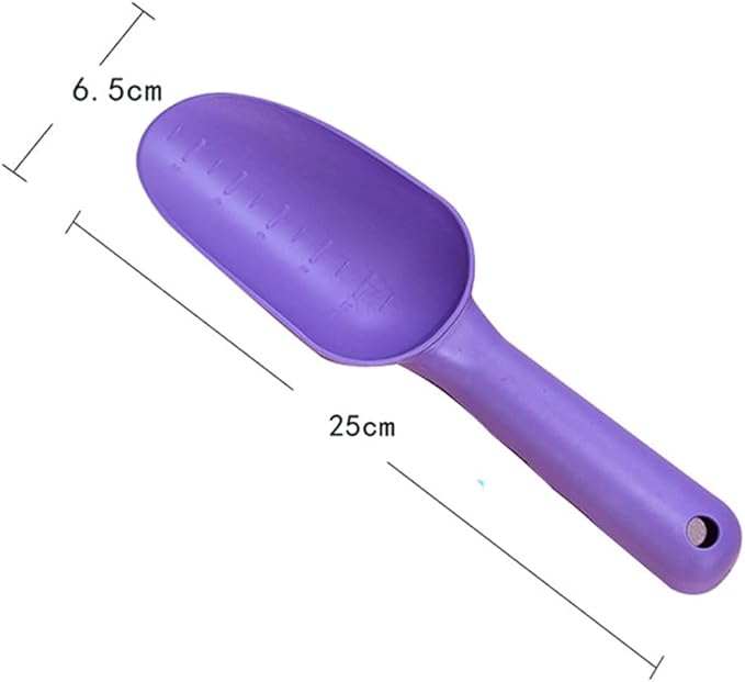 3Pcs Home Garden Shovel Plastic Gardening Shovel Hand Trowel Transplanting Succulent Cultivation Digging Scoops Loosening Soil Planting Shovels with Handle Gardening Tools, 3 Colors