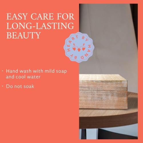Mela Artisans Trellis Mango Wood Box - Whitewash, 10.5x7.5 in | Handcrafted keepsake box featuring an easy opening lid to create storage for delicate jewelry or home décor accents.