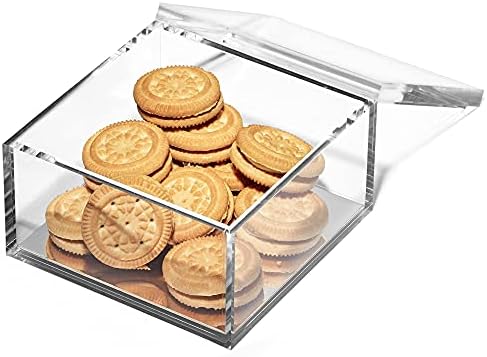 OfficeGoods Acrylic Desk Organizer with Silver Base, Large