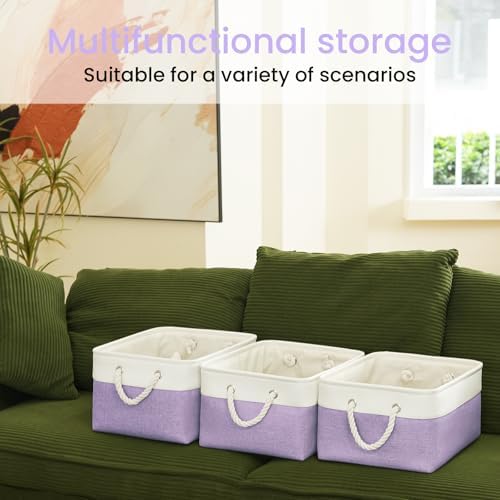 15.7x11.8x8.26 Inch Fabric Large Storage Bins with Handles 6 Pack