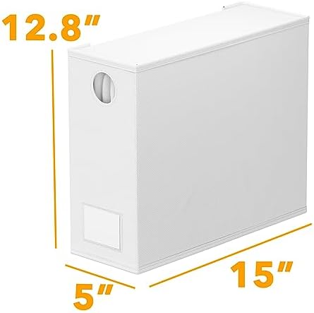 SpaceAid 2 Pack Bed Sheet Organizers and Storage, Foldable Sheet Organizer for Linen Closet, Sheets Set Folder Keeper with Window XL (Queen & King Size) Organizing Bedding Container, White