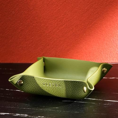 OLETHA Foldable Valet Tray, Travel Essentials for Women, Green