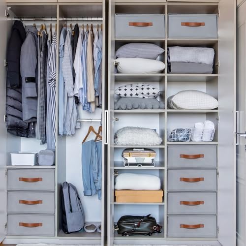 Windyun 4 in 1 Stackable Dorm Under Bed Storage Drawers, Gray