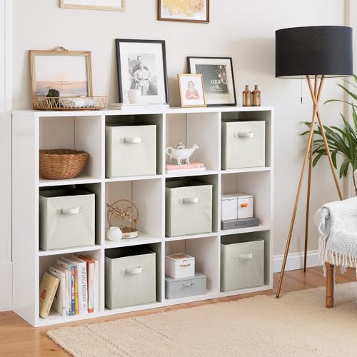 Cupic Cupid 6-Pack 11x11 Storage Cubes, Storage Organizer Bins, Beige