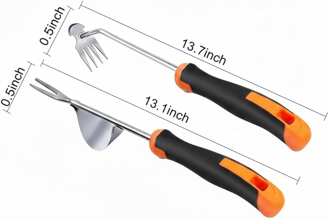 Weed Puller Tool, portable garden tool, Four-Tined Weeding Tool, Uprooting Weeding Tools, Crevice Weeder, Backyard Farming Weeding ,Weeding Equipment for Outdoor Camping ,Weed Removal Tool (style2)