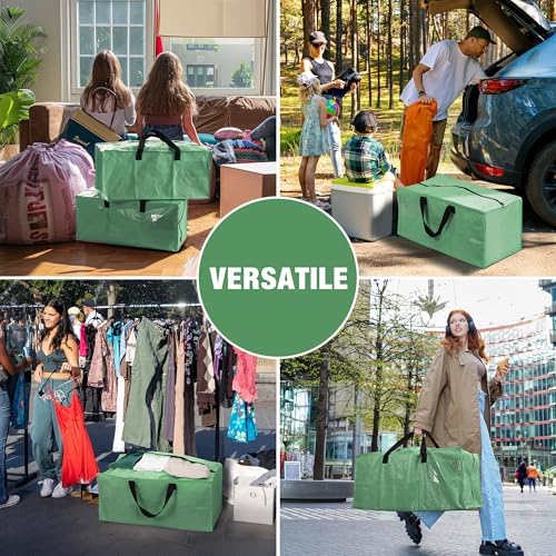WORKPRO 6 Pack Extra Large Moving Bags with Backpack Straps & Handles