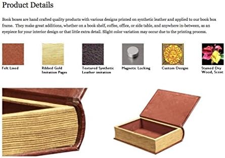 Enchanted WORLD OF BOXES Fine Art Nesting Book Boxes - Vincent Van Gogh Irises - Set of 2