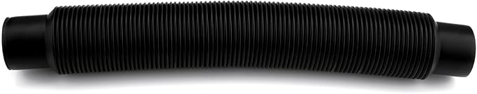 Rainwater collection downspout hose, 27.5 inches long, 1.25 inches diameter, black flexible connector for rainwater bucket, storing more rainwater for gardens and outdoors