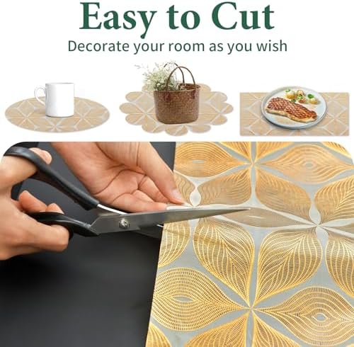 3D Drawer and Shelf Liner for Kitchen Cabinet: 12 in X 30 Ft Waterproof