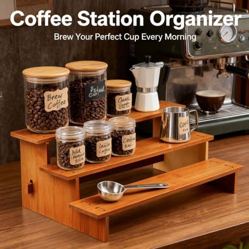 JinDoWin Spice Rack Organizer for Cabinets,Countertop & Pantries