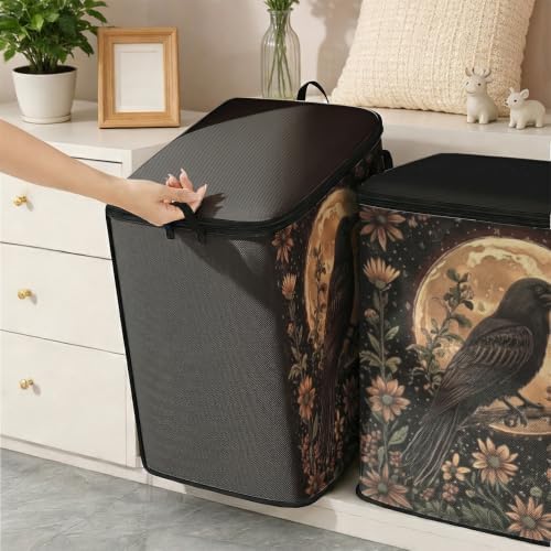 2pcs blanket storage bag for under bed,closet organizers 95L