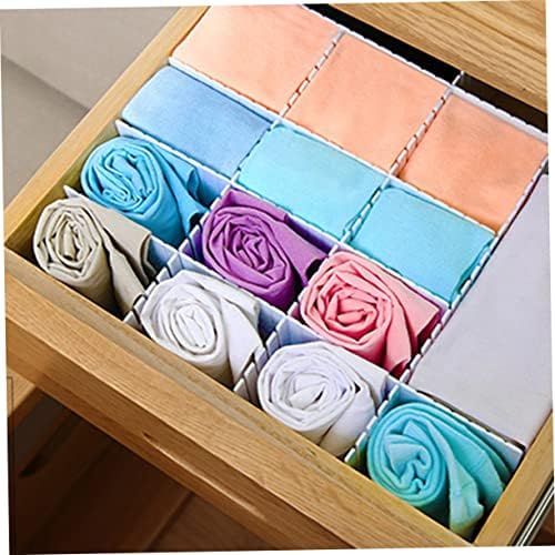 8 Piece White Plastic Drawer Divider Board Organizer for Drawers