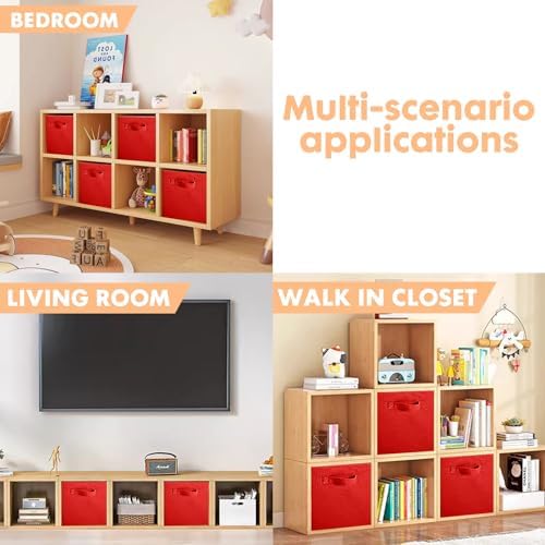 ShellKingdom Storage Bins, Foldable Fabric Storage Cubes And Cloth Storage