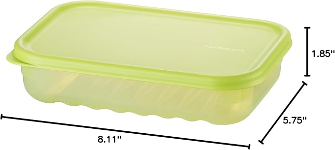 LocknLock Fresh-Block Plastic Food Storage Container | Produce Storage Containers for Fridge | Vegetable & Fruit Storage Containers for Fridge, Storage, Microwave & Dishwasher Safe, 760ml