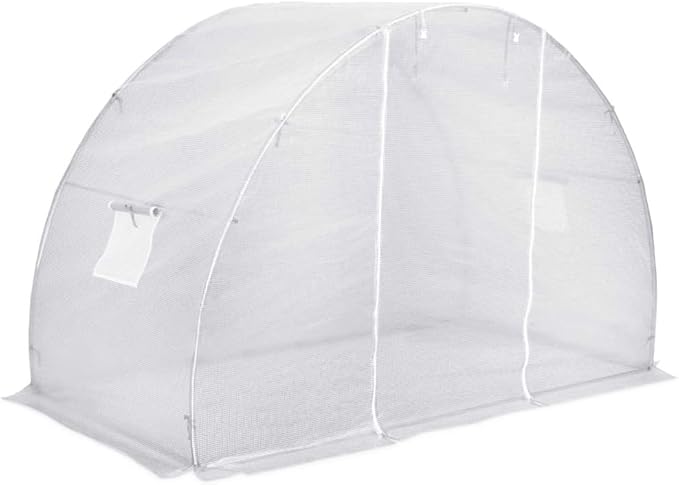 vidaXL Greenhouse, Cold Frame for Garden Patio Backyard Lawn Yard, Green House for Plant Growing Gardening, Outdoor Greenhouse Grow House