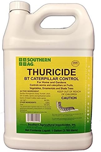 Southern Ag Thuricide BT For Control of Caterpillars & Worms, 1 Gallon - 128oz