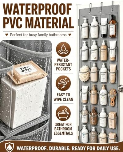 Over The Door Shoe Organizer - Space Saving Shoe Rack for Closet