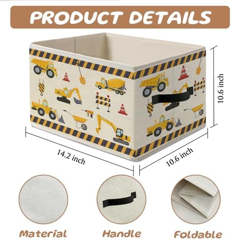 Boys Nursery Room Storage Bins Box,Play room Decor