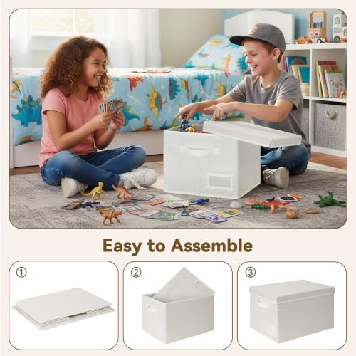 GRANNY SAYS Storage Bins with Lids, Decorative Storage Boxes with Lids