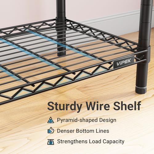 VIPEK V5 Medium Freestanding Clothes Rack, Modular Closet System, Black