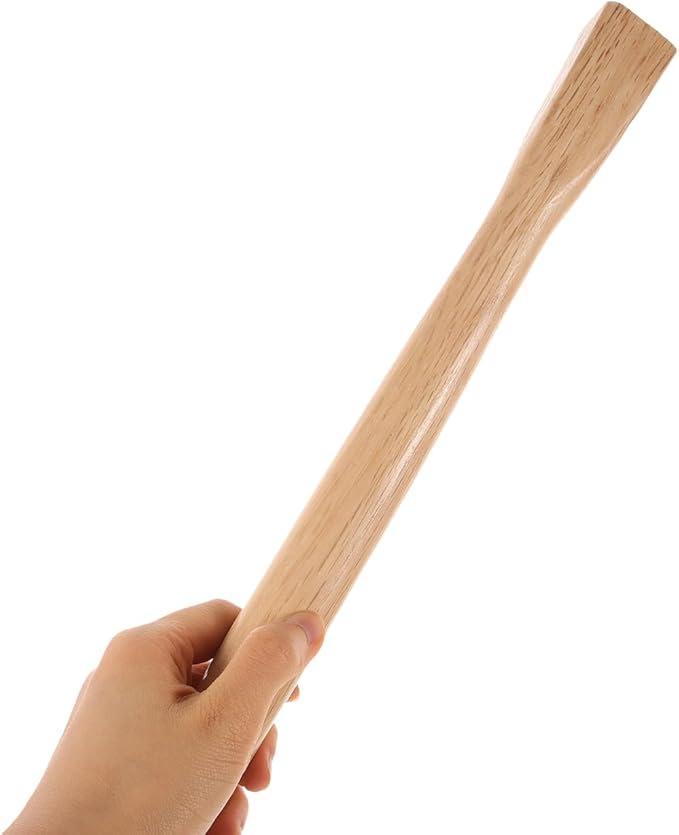 POPETPOP 14.6 Inch Wooden Garden Hoe Handle Replacement Sturdy Grip for Lawn Care and Hand Tool Repair