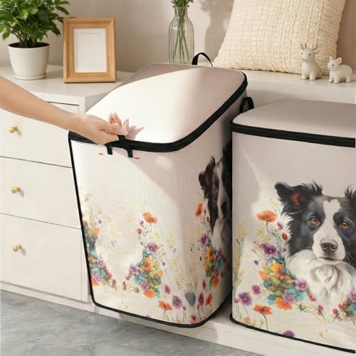 2pcs blanket storage bag for under bed,closet organizers 95L