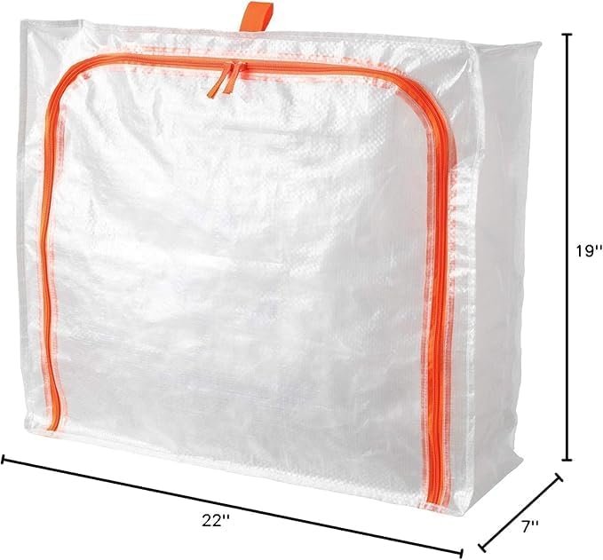 IKEA Parkla Storage Case, 55X49X19 Cm (22X19X7, Polypropylene),Transparent