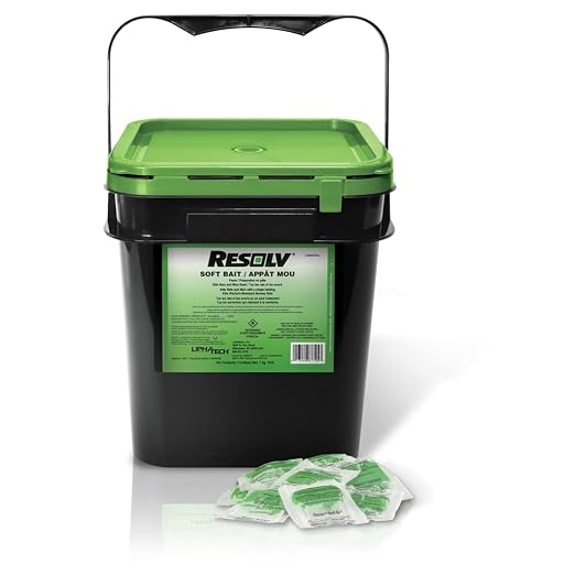 Lipha Tech Resolv Soft Bait Rodenticide 16 lbs Pail (604 X 12 Grams)