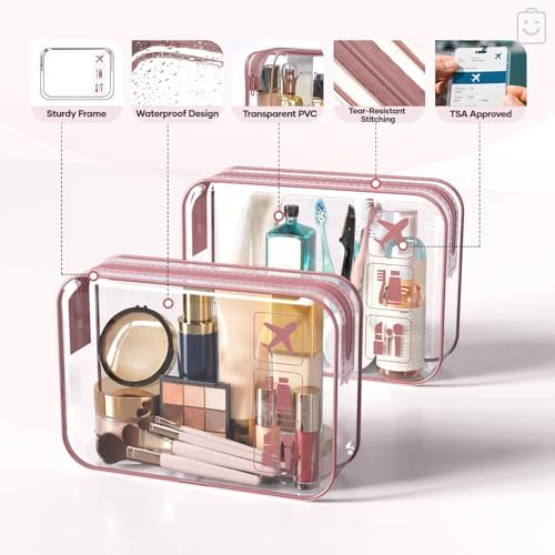 Veken 9/11 Set Compression Packing Cubes for Travel Essentials,Compressible Expandable Large Luggage Suitcase Organizer Bags for Clothing,Space Saver Bags with Over 1000 pcs of Mesh Holes(Light Coral)
