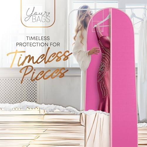 Your Bags 72" Tapered Long Wedding Dress Bag for Gowns & Dresses