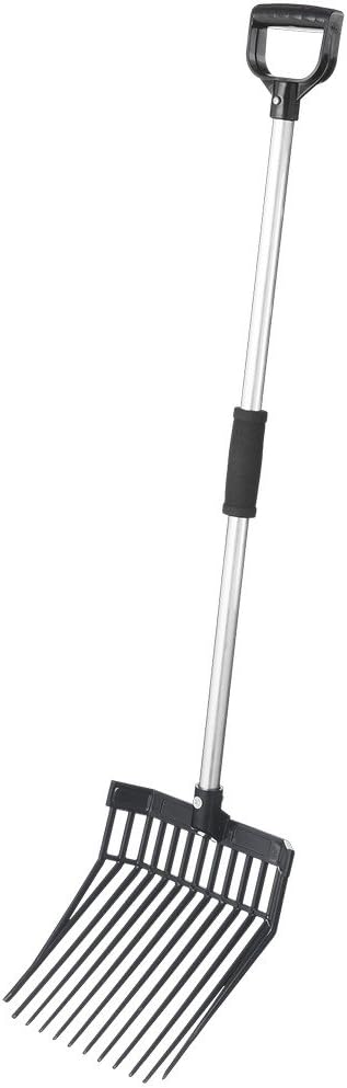 Tough 1 Youth Pro Pick Stall Fork W/2Pc Handle Blac