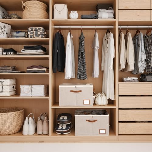 StorageWorks 2-Pack Closet Shoe Storage Organizer, Up to 32 Pairs, Brown