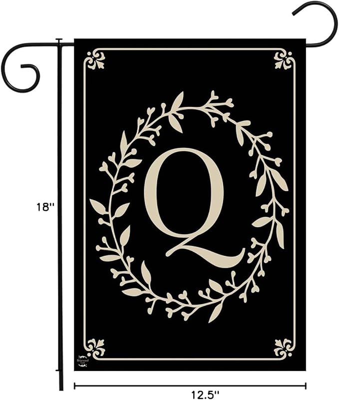 Briarwood Lane Classic Monogram Letter Q Garden Flag